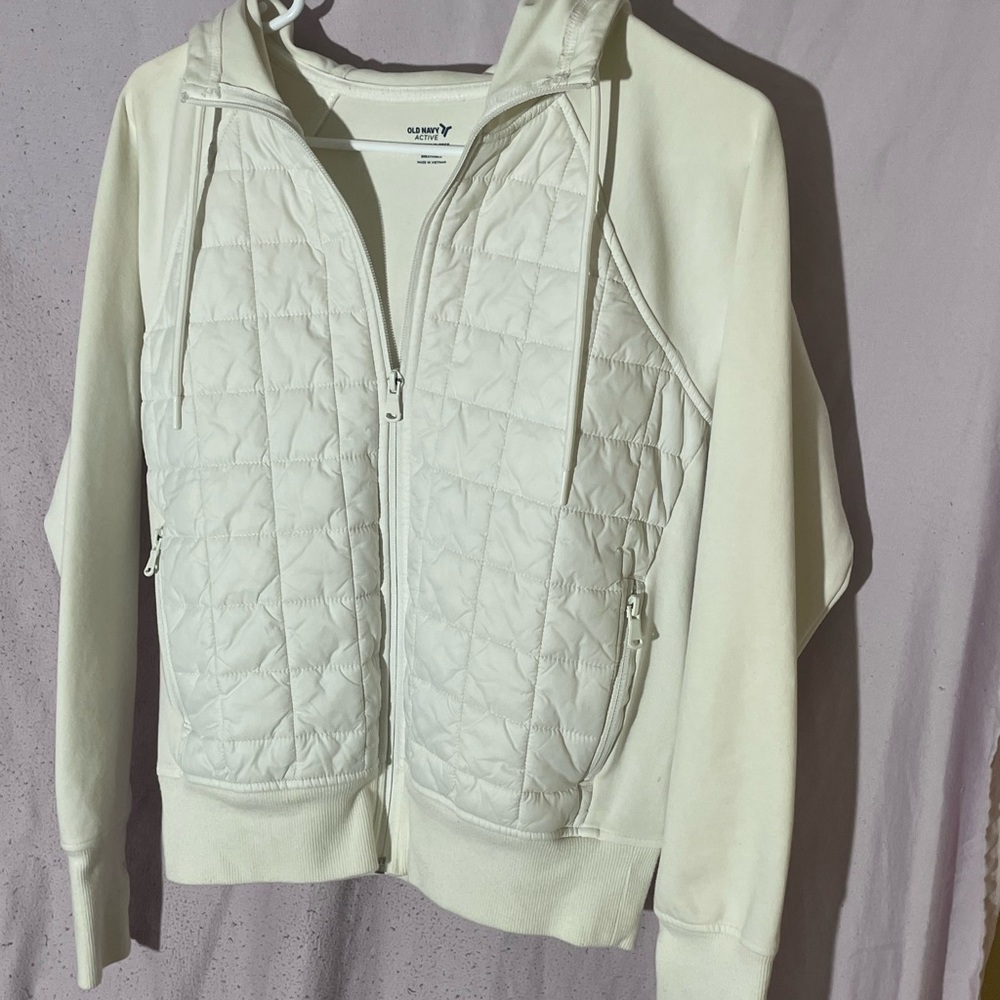 GAIAM Cream Dynamic Fleece Jacket
